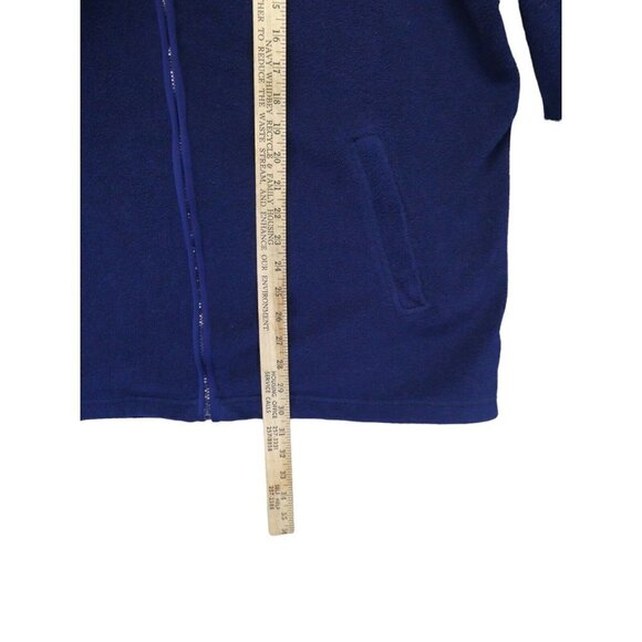 Vintage 2000 Los Angeles Rams NFL Active Fleece Zip Jacket Logo Size XL Blue - Picture 9 of 10